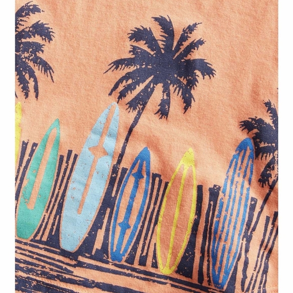 First Impressions Toddler Tank Top Surfboard Palm Tree Graphic 3-6 Months - Picture 2 of 3
